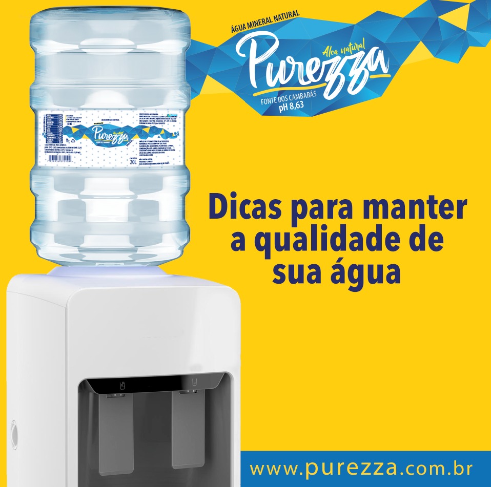 Cuide de seu garrafão (galão) de agua mineral
